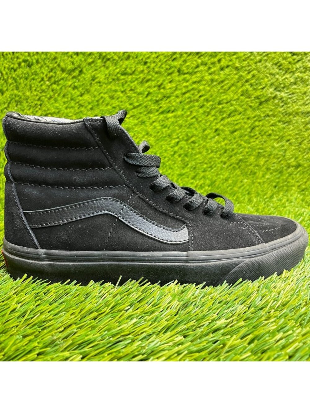 Vans Sk8-Hi Womens Size 7.5 Black Athletic Skateboard Walking Shoes Sneakers